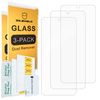Mr.Shield Screen Protector For Honor X8 4G [NOT fit for 5G Version] [Tempered Glass] [9H Hardness] [3-Pack] Screen Protector