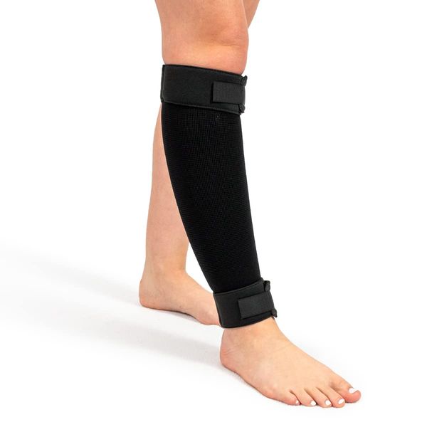 Medi-Dyne Calf Shin Splint Compression Sleeve CPSSS BLK (Black) L (Large) Calf Circumference (41.0-51.0cm) CPSSS-L-BLK L (Calf Circumference 41.0-51.0cm)