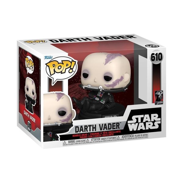 Funko POP! Star Wars: RotJ 40th - Vadar - Vader - (unmasked) - Collectable Vinyl Figure - Gift Idea - Official Merchandise - Toys for Kids & Adults - Movies Fans - Model Figure for Collectors