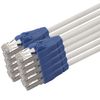 Patch cable CAT 6a easy pull white - 10 pieces - 1.5m