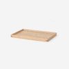 KEYUCA Kulmio Snack Tray (Solid Wood/M/Rectangular), Stylish, Wooden Tray, Snacks, Lunch, Tea Set, Cafe, Restaurant