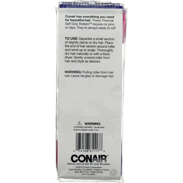 Conair Thermal Self-Grip Roller 12 ea (Pack of 3)