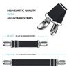 Lesfit 8 x Adjustable Bed Sheet Straps - Black