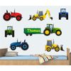 Personalised Tractors & Diggers - Wall Art Vinyl Stickers