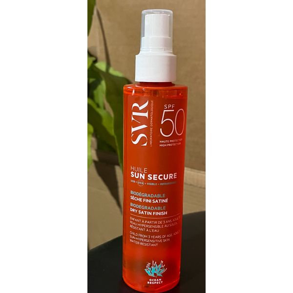 SVR Laboratoires SUN SECURE DRY OIL SPF 50+ 200ml Exp 06/2025 New