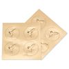 Papyrus Blank Cards with Envelopes, Rainbow with Glitter (8-Count)