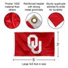 OU Oklahoma Sooners University Large College Flag