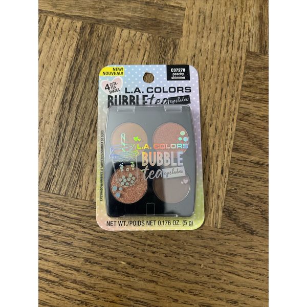 L.A. Colors Bubble Tea Eyeshadow Peachy Shimmer