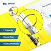 1 Inch Yellow Classic 3 Ring Binder Eco Friendly Organization Supply