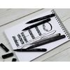 Uni Pin Fineliner Drawing Pen 0.03mm Black (Pack of 6)