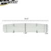 G-PLUS Front Upper Bumper Chrome Billet Grille Compatible With Nissan Maxima 2009-2014 (Silver)