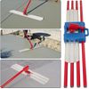 Bull Concrete Float 36"x 8" Concrete Tool Trowel Float with 4 Handle Round End