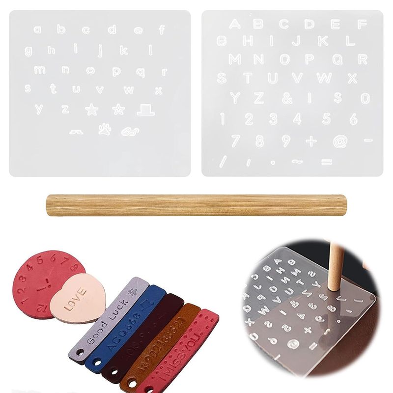 Leathercraft Engraved, Leathercraft Engraving, Sheet, Alphabet ...