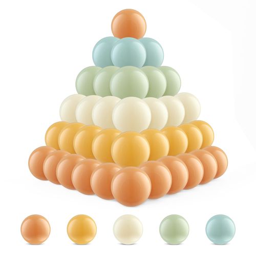 170 Ball Pit Balls - Crush Proof Ball Pit Balls - Plastic Toy Balls for Boys and Girls