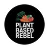 Vegetarischer Rebel auf Pflanzenbasis PopSockets Klebender PopGrip