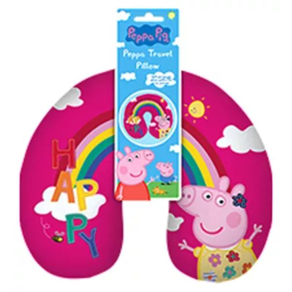 Peppa Pig Rainbow Travel Pillow