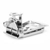 Nickel Chrome Plated Bridge Tailpiece Clamshell Cover for 5 String Banjo