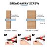 HOME EDIT Brushed Brass Cabinet Knobs Single Hole Wide Base Square Kitchen Cabinet Pulls for Drawers 12 Pack