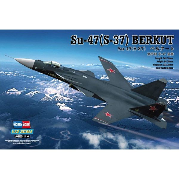 Hobby Boss Su-47 (S-37) Berkut Airplane Model Building Kit