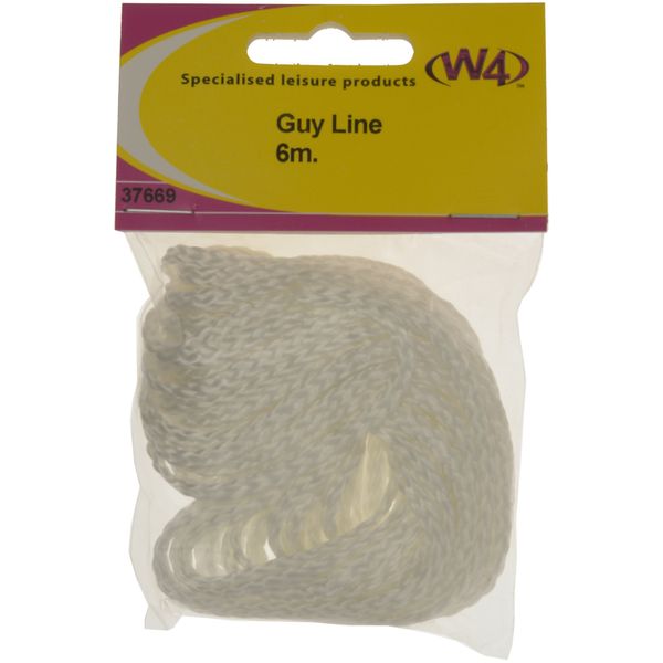 W4 6m Guy Line - White