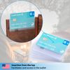 Valonic Credit Card Sleeves - 6 Pack - Transparent Plastic Protector Sleeves