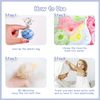 Bath Bombs for Kids, 12pcs Bath Bombs with Surprise Crystal Toys Inside, Handmade Natural and Organic Bubble Bath Fizzies, Birthday Easter Gift for Girls and Boys