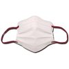 Advanced SMArt FIB-02 3D Non-Woven Round Shape 3D Pleated Mask Fit (Pale Pink x Wine Red, Regular Size, Pack of 30