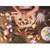 Handstand Kitchen Spring Fling 5-piece 3" Easter Cookie Cutter and Spatula Set