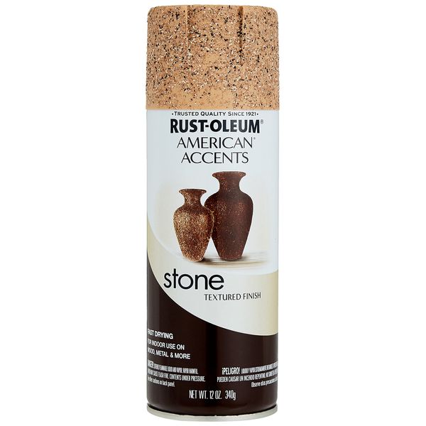 Rust-Oleum 7994830 Stone Creations Spray, 12 oz, Sienna Stone