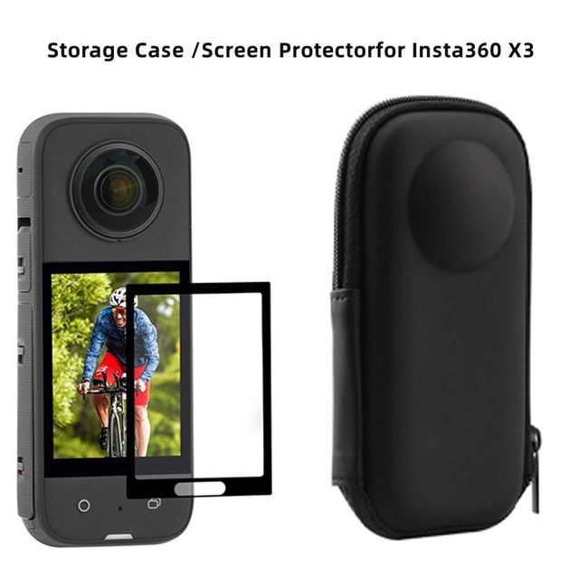 Insta360 X3 Body Silicone Protective Case Lens Guards Protection