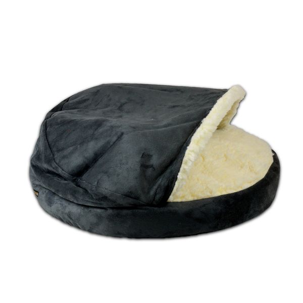 Snoozer Luxury Orthopedic Cozy Cave Pet Bed, Small, Anthracite