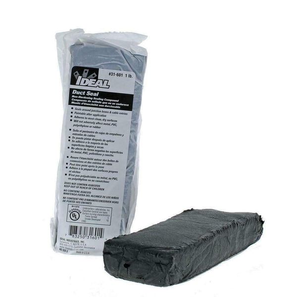 IDEAL Electrical 31-601 Duct Seal, 1 lb. Block