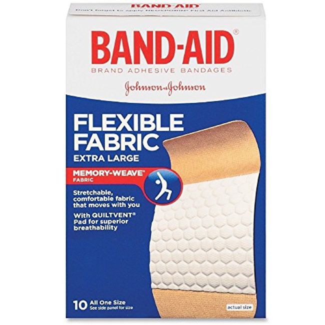 Band-Aid Brand Flexible Fabric Adhesive Bandages for Wound Care and Fi –  EveryMarket