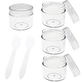 25 Strips Empty Paint Strips Paint Cup Pots-5ml/ 0.17oz Mini Clear Plastic  Paint Storage Containers with Lids, Painting Arts Crafts Supplies for