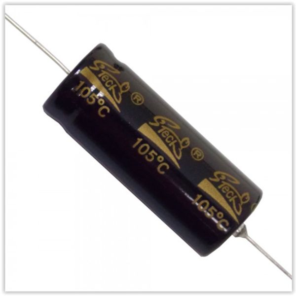 Axial Electrolytic Capacitor, Polarized, 200uF 100V, 105C, Tolerance ±20%, 