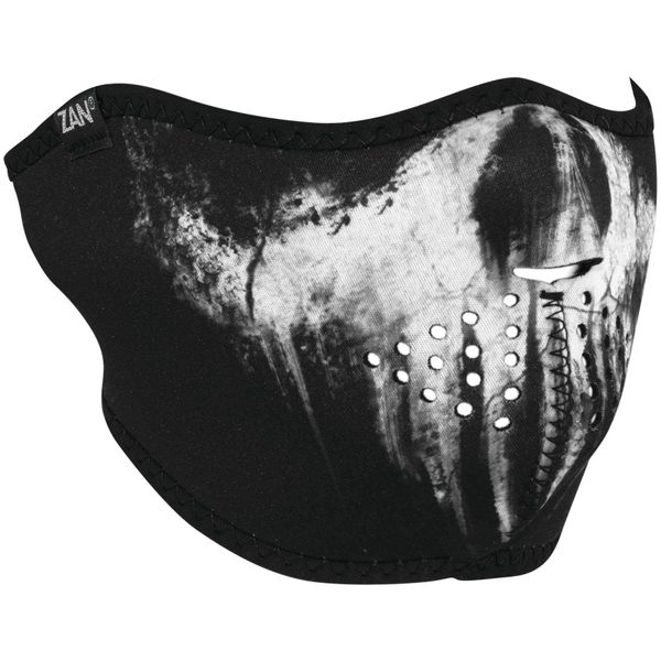 ZANheadgear® Half Mask Neoprene Skull Ghost