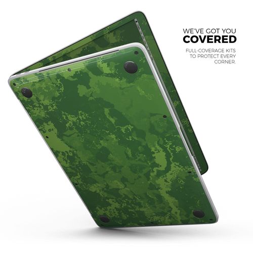 Design Skinz Veil CAMO - Spectre GreenFull-Body Wrap Scratch Resistant Decal Skin-Kit Compatible withMacBook Pro 13" Without Touch Bar (A1708)