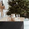 BambooMN Black Bamboo Matchstick Natural Table Runner, Home Décor, 2 Pieces