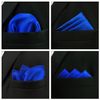 SHLAX&WING 5 Pieces Assorted Mens Pocket Square Handkerchiefs Set 73