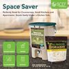 All Seasons Indoor Composter Starter Kit – 5 Gallon Tan Compost Bin for Kitchen 