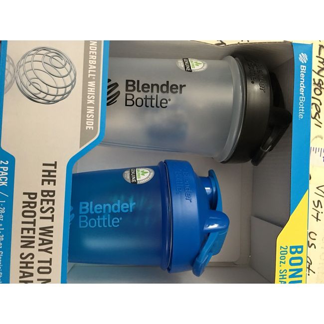 Blender Bottle Classic Shaker Bottle | Unisex | Coral/Cinnamon Roll | Steel