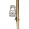 MWS 5 Foot Wooden Flag Pole Kit Wall Mount Bracket with 3x5 Texas State House Flag