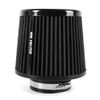 Black  3" 76mm High Flow Inlet Cold Air Intake Cone Replacement Dry Air Filter