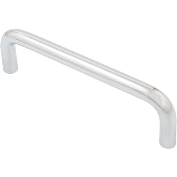 Wire Cabinet Pull, 96 Millimeters, Polished Chrome by Stone Harbor Hardware