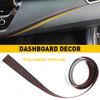 2M Line Car Interior Decor Edge Door Gap Dashboard Panel Trim Molding Strip Red
