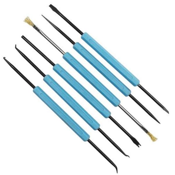 PmLwakiR 6 Pcs Model Ship Rigging Belaying Tools, Durable DIY Tools Set for Wooden Model Ship Building Stick and String Models PCB Board DIY Soldering Electronic Projects