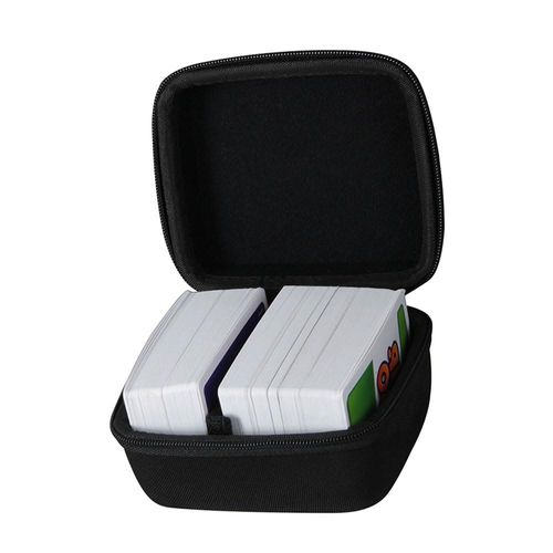 adada Hard Travel Case for Skip BO + UNO Card Game/Skip BO + Phase 10 Card Game.Fits up to 300 Cards.Not Including Cards (Black)