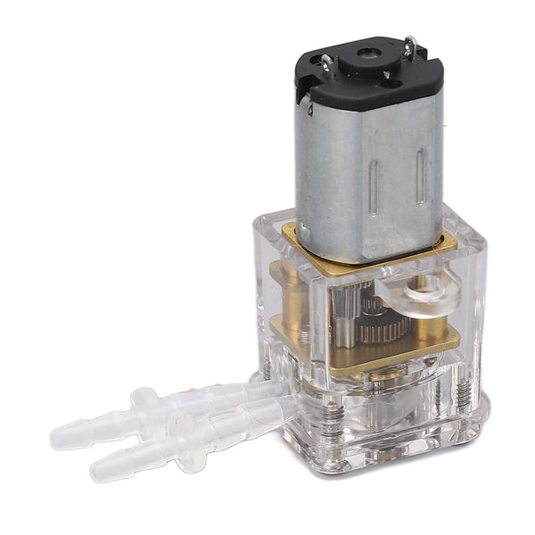 Micro Peristaltic Pump, Transparent Shell Compact Peristaltic Metering Pump 1.5 Ml/min (G15-6V)
