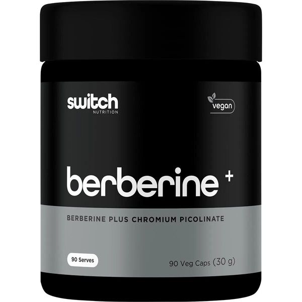 New Switch Nutrition Berberine+ Plus Chromium Picolinate 90 Capsules
