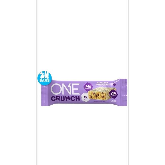 ONE Protein Bars, Crunch Cinnamon French Toast, Gluten Free  24 bars